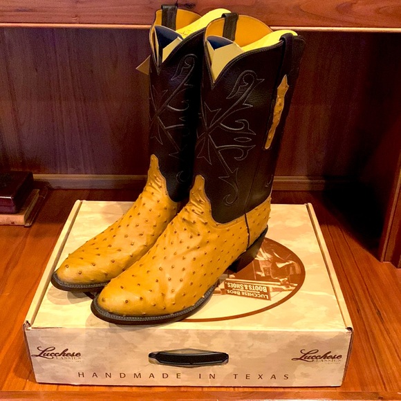 Lucchese Other - Brand New Lucchese classics boots. Full quill ostrich custom color. Size 13D